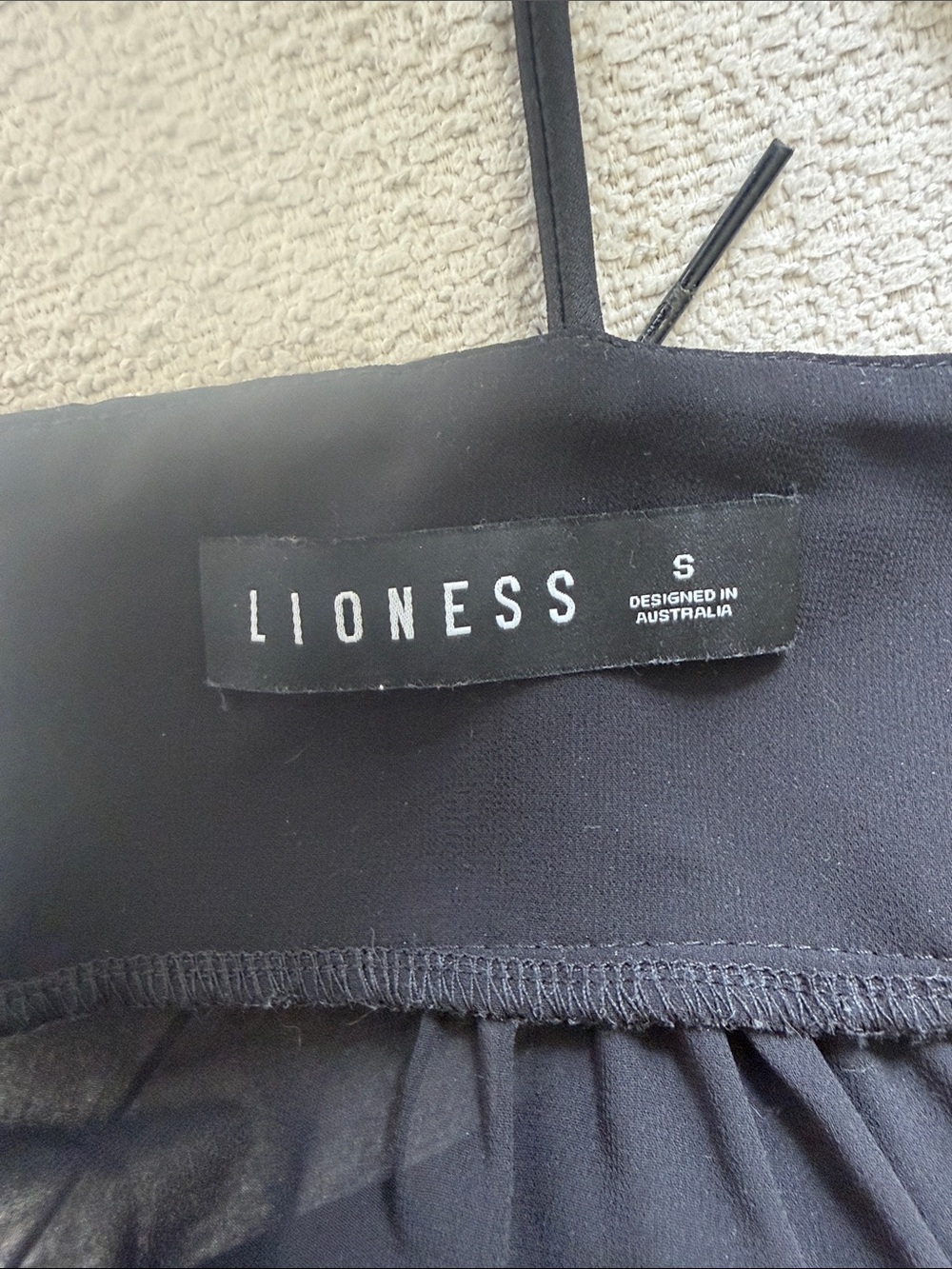 Lioness Sheer Black Dress - Picture 2 of 3